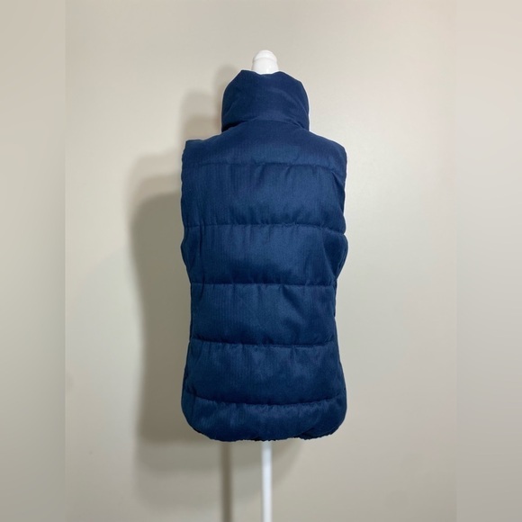 Small Old Navy Heavy Blue Zip Up Vest w/ Pockets - Picture 5 of 9